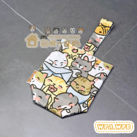 雙面防水杯套（貓咪圖案，台灣防水布料）