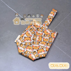 雙面防水杯套（狗狗圖案，台灣防水布料）