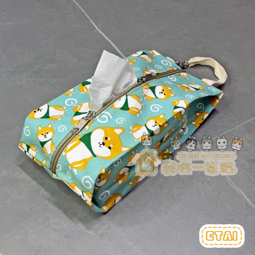 面紙套（狗狗圖案，台灣/日本布料）