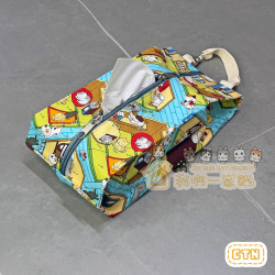 面紙套（貓咪圖案，台灣/日本布料）